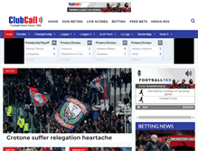 Tablet Screenshot of clubcall.com